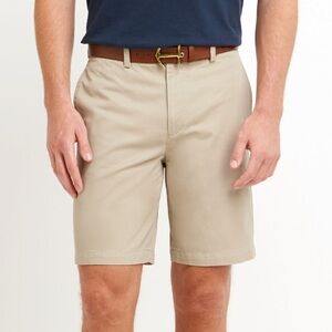 Vineyard Vines Boys Size 18 Classic Fit 100% Cotton Khaki Club Shorts